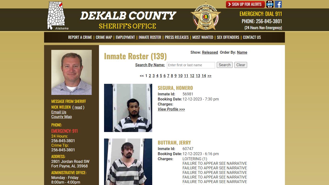 Inmate Roster - Current Inmates Booking Date Descending - DeKalb County ...